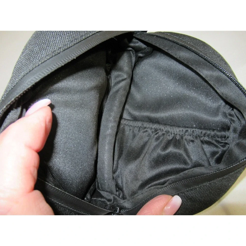 Set of 2 Beats Headphone Storage Cases Soft Padded Canvas/Neoprene Black